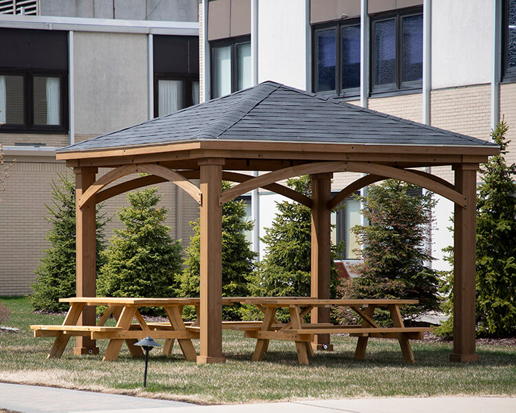 Heartland pavilion donated at Beaumont Hospital Trenton, Michigan pavilion at Beaumont Hospital