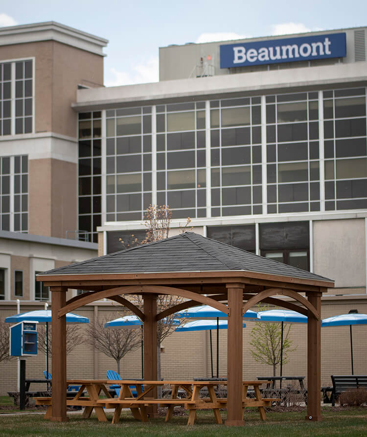 Beaumont Hospital pavilion structure for breaks beaumont hospital pavilion
