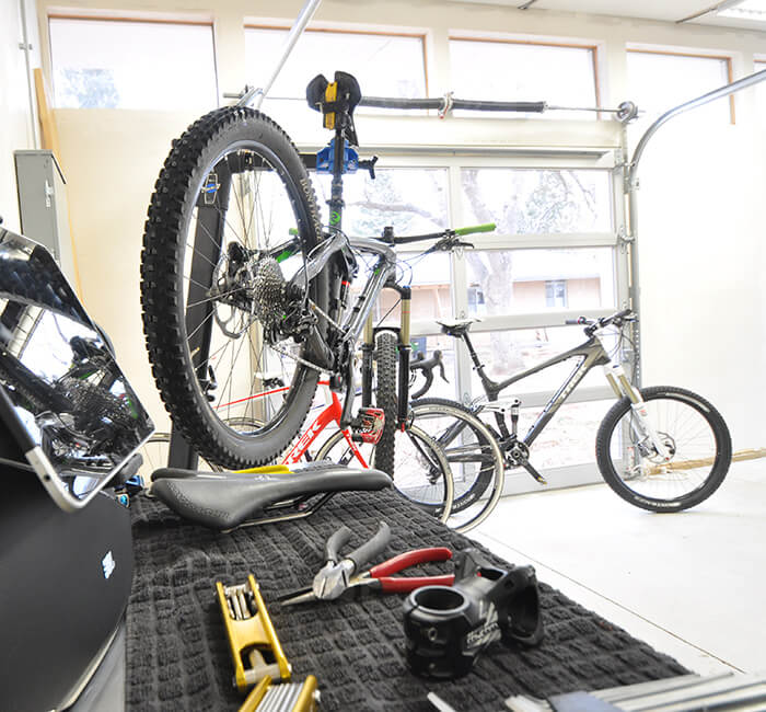 bicycle storage shed workshop