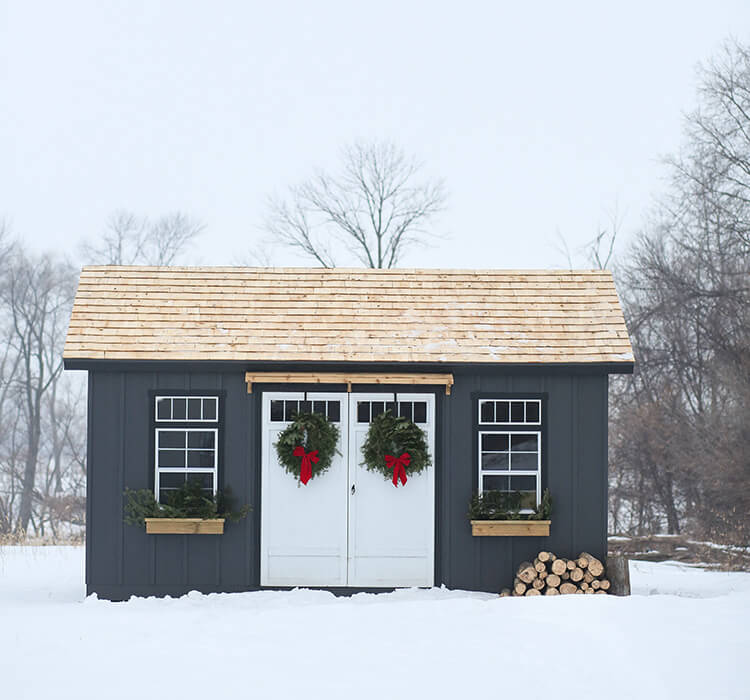 winter shed snow load