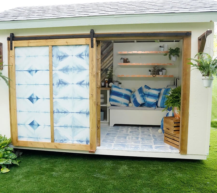 wood shed for makers build